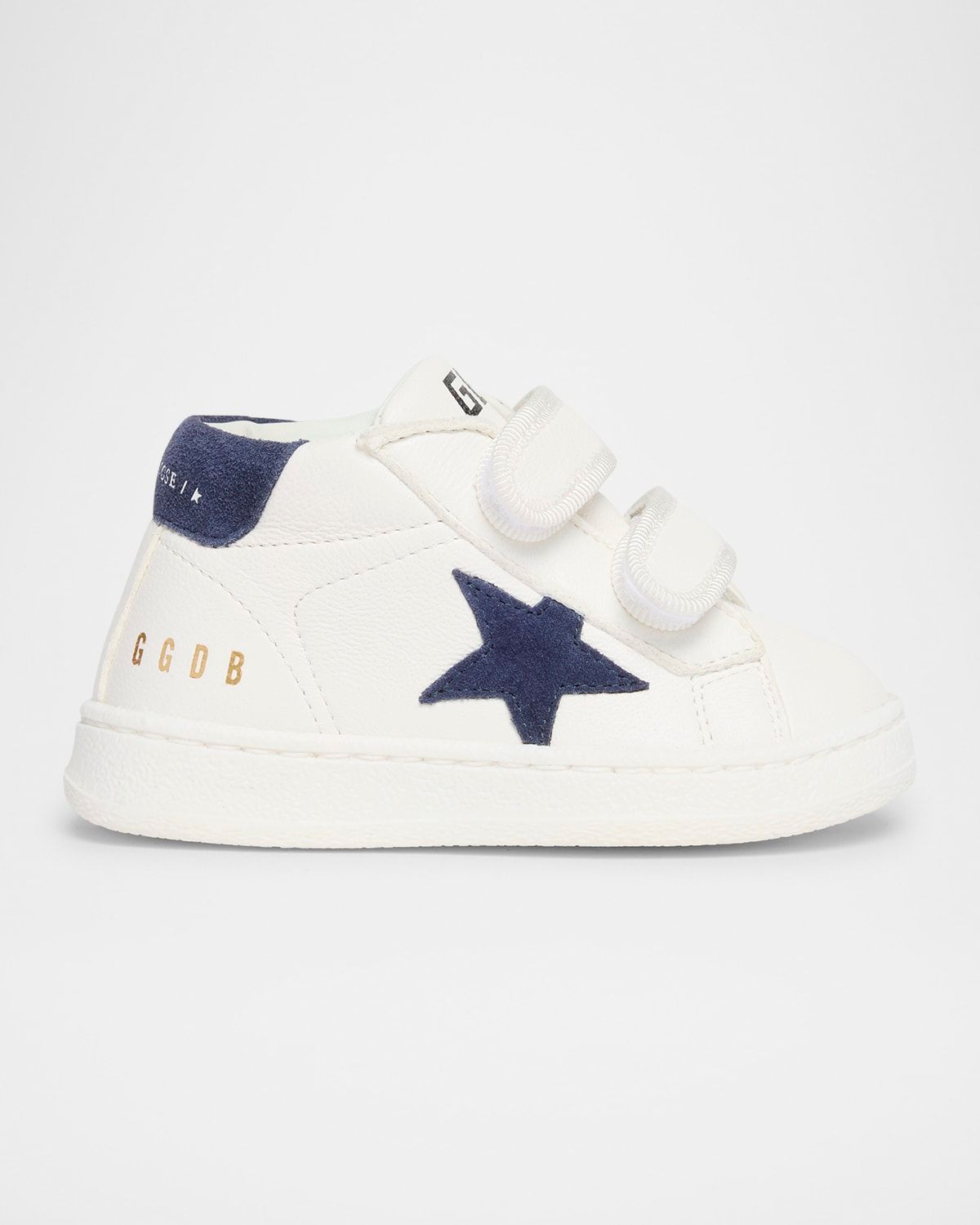 Kid & apos;s June Nappa Leather Suede Star Sneakers, Size Baby/Toddler