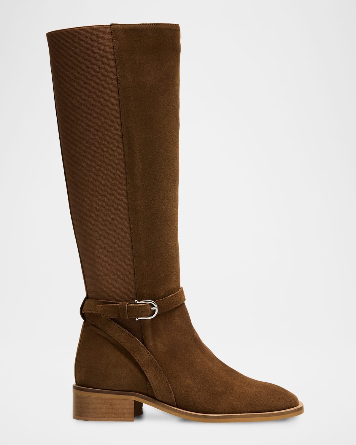Claudette Suede Knee-High Boots
