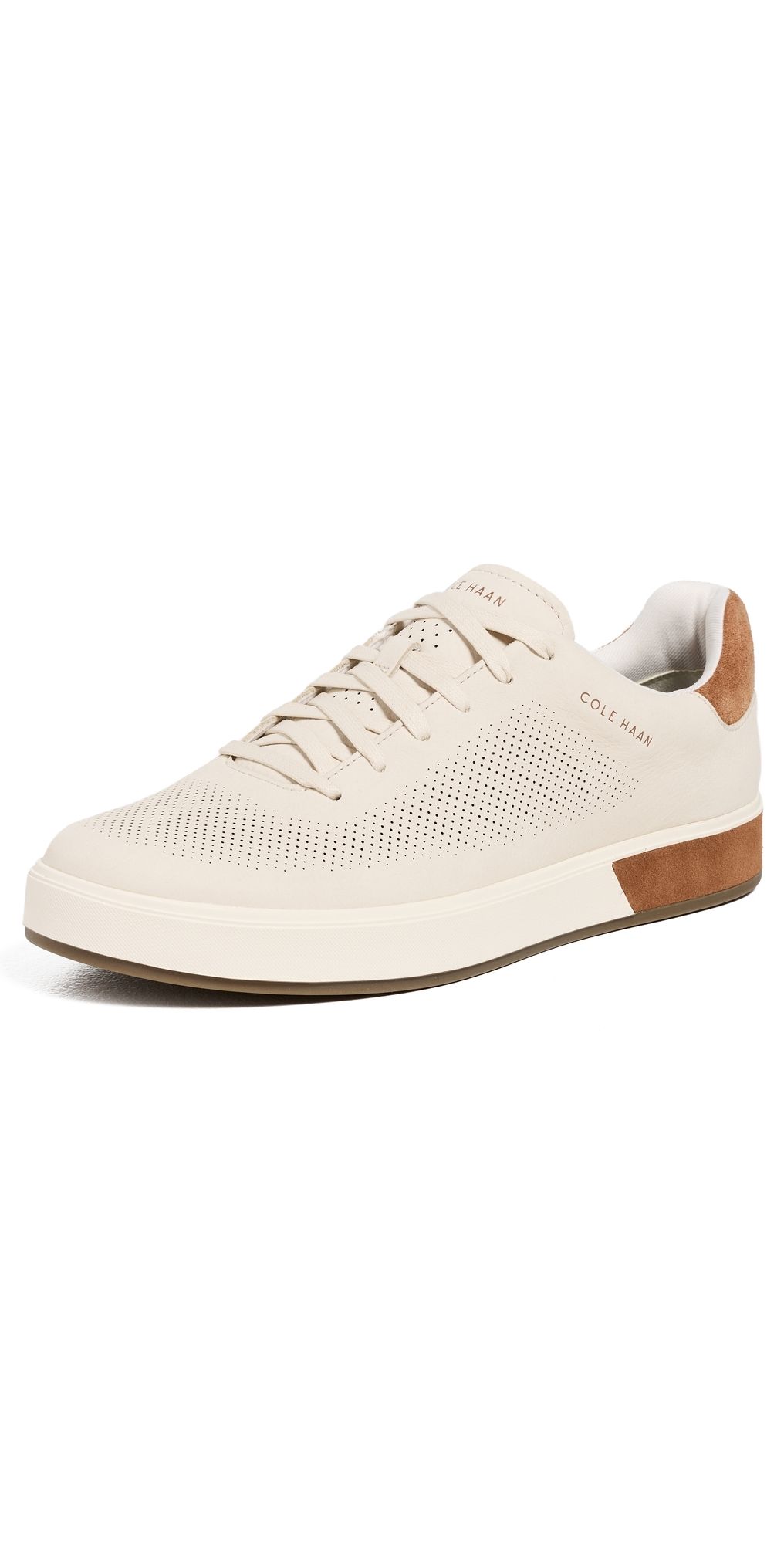 Cole Haan GrandPro Angleace Sneakers Angora Nubuck/British Tan 9.5