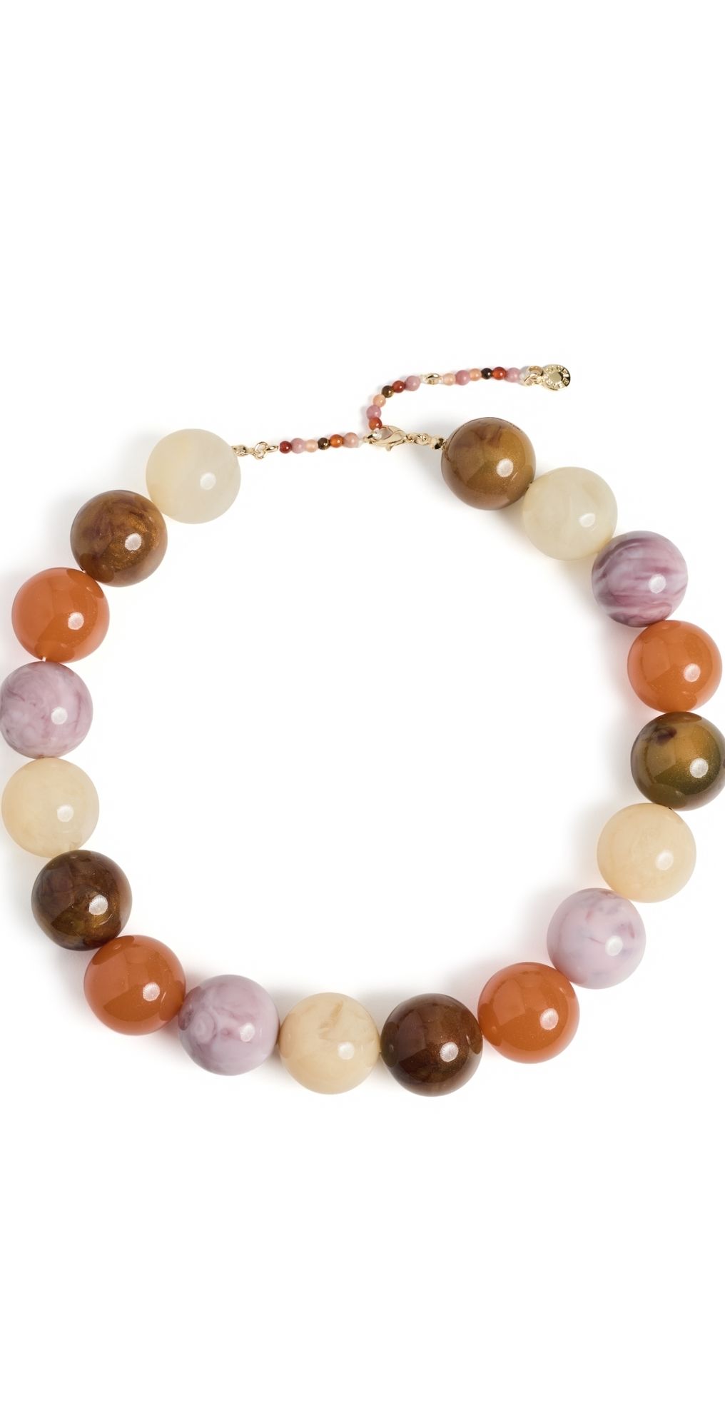 BaubleBar Jane Beaded Necklace Neutral One Size