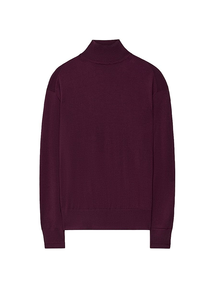 Women's Featherweight Turtleneck - Plum - Size Large