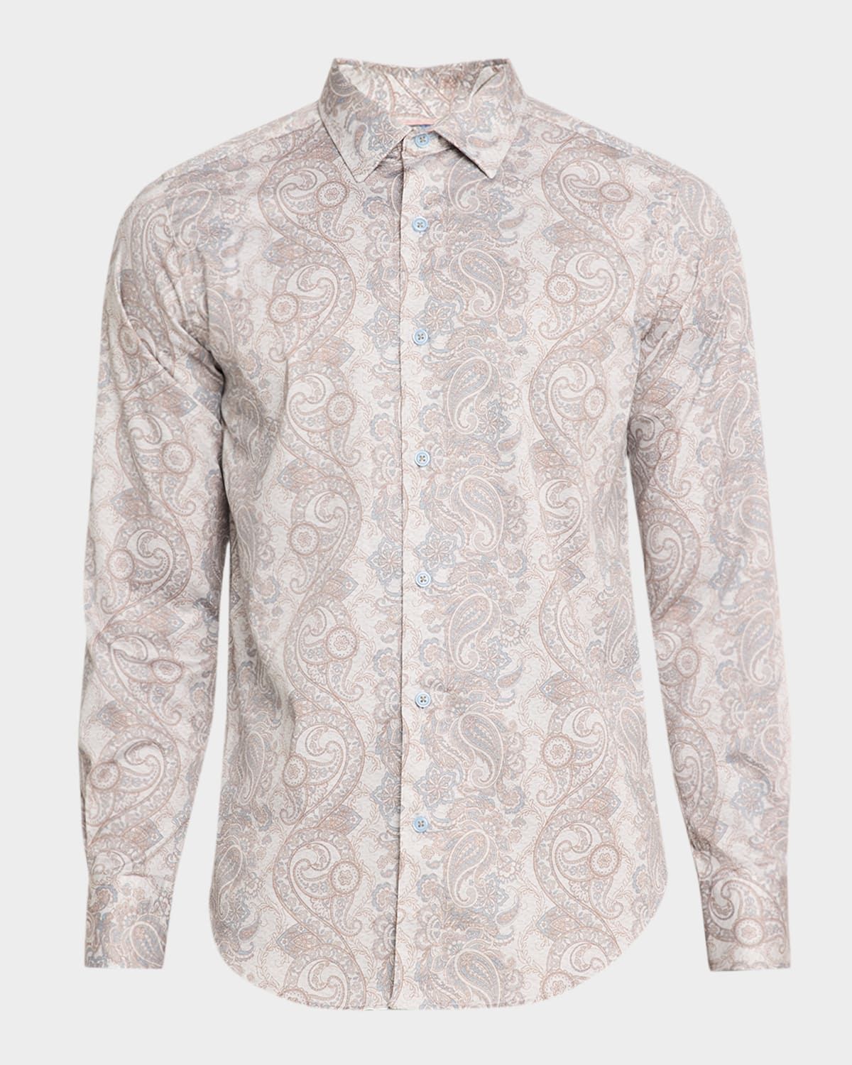 Men & apos;s Auberry Stretch Paisley Sport Shirt