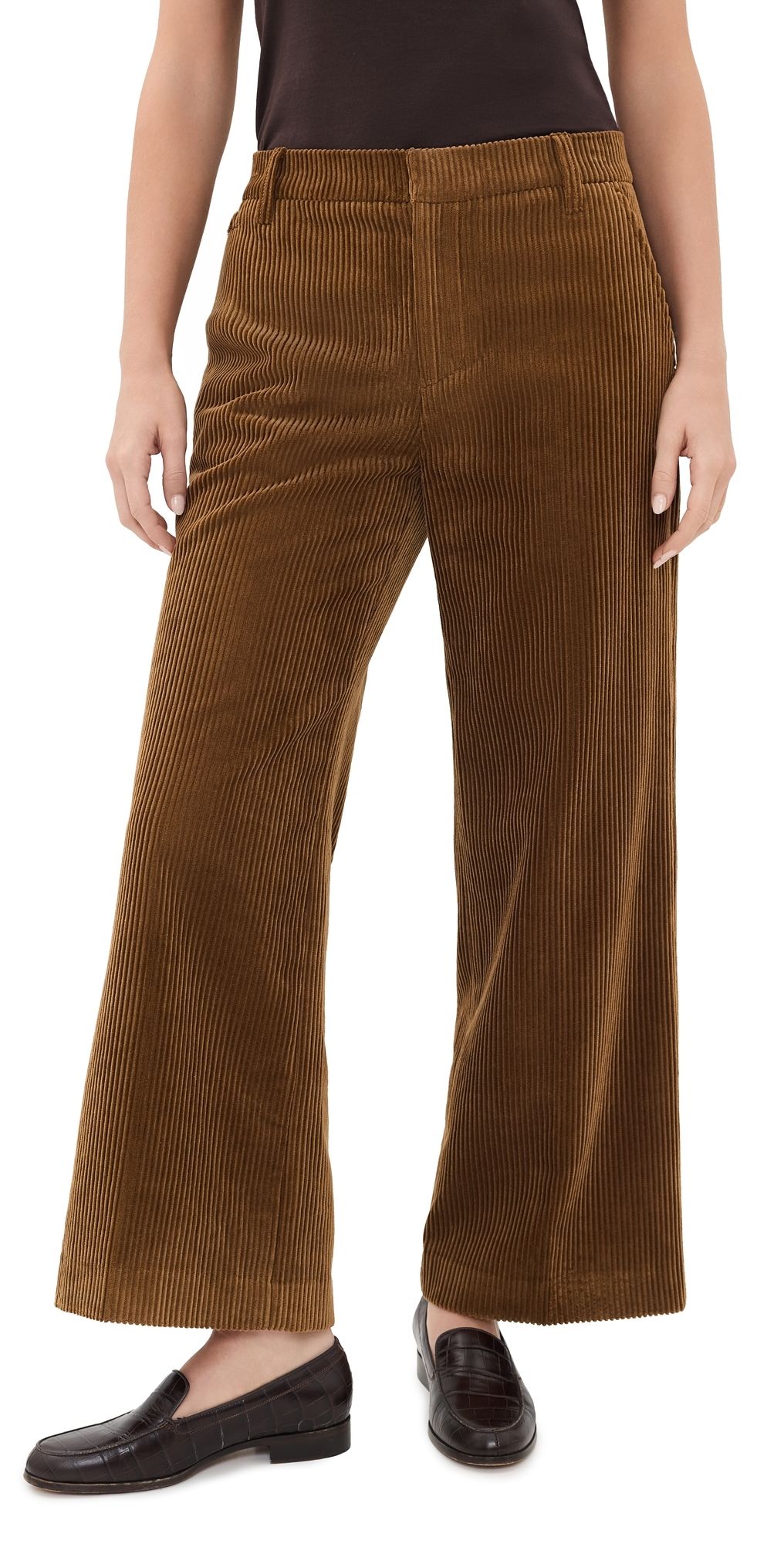 FRAME The Corduroy Swing Trousers Hazelnut 8