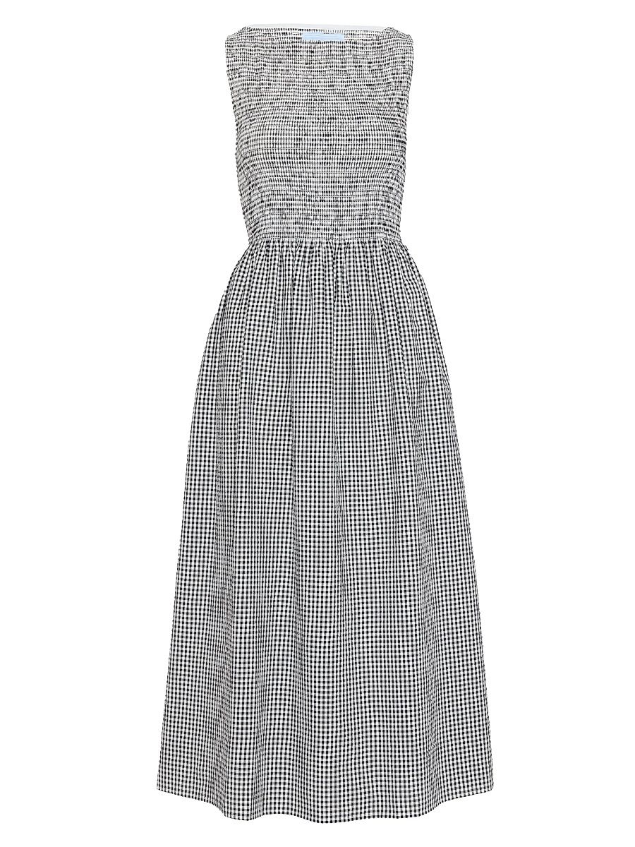 Women's The Cosima Nap Dress - Black Sand Gingham - Size XXXXL
