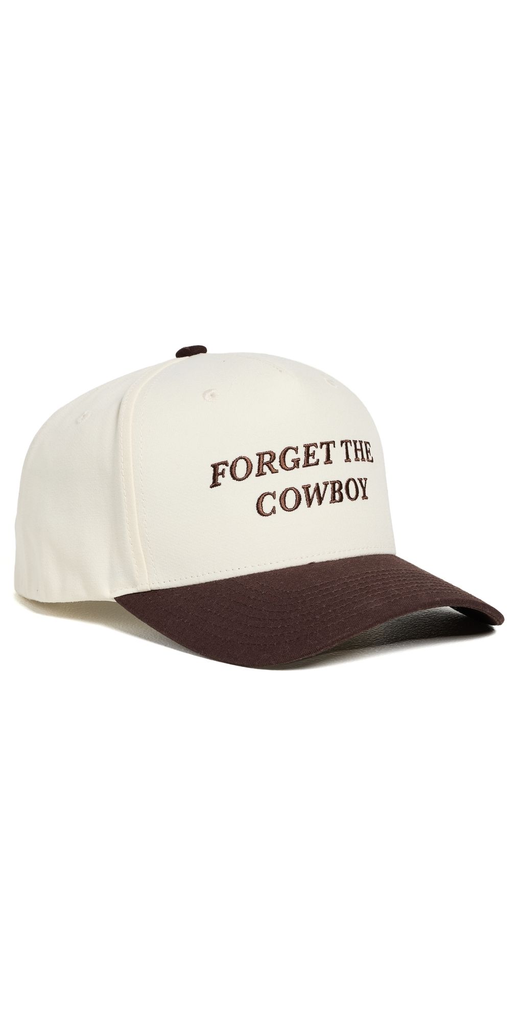 Brixton Forget The Cowboy Netplus Snapback Chocolate/Off White One Size