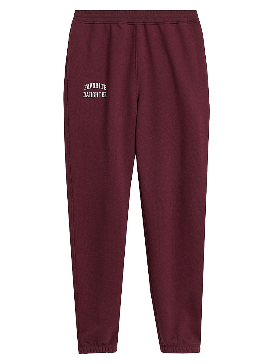 Women's The Collegiate Joggers - Burgundy - Size XL
