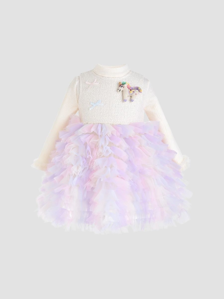 Mimi Tutu Girl's Little Girl's & Girl's Annelise Dress Set - Light Purple - Size 8