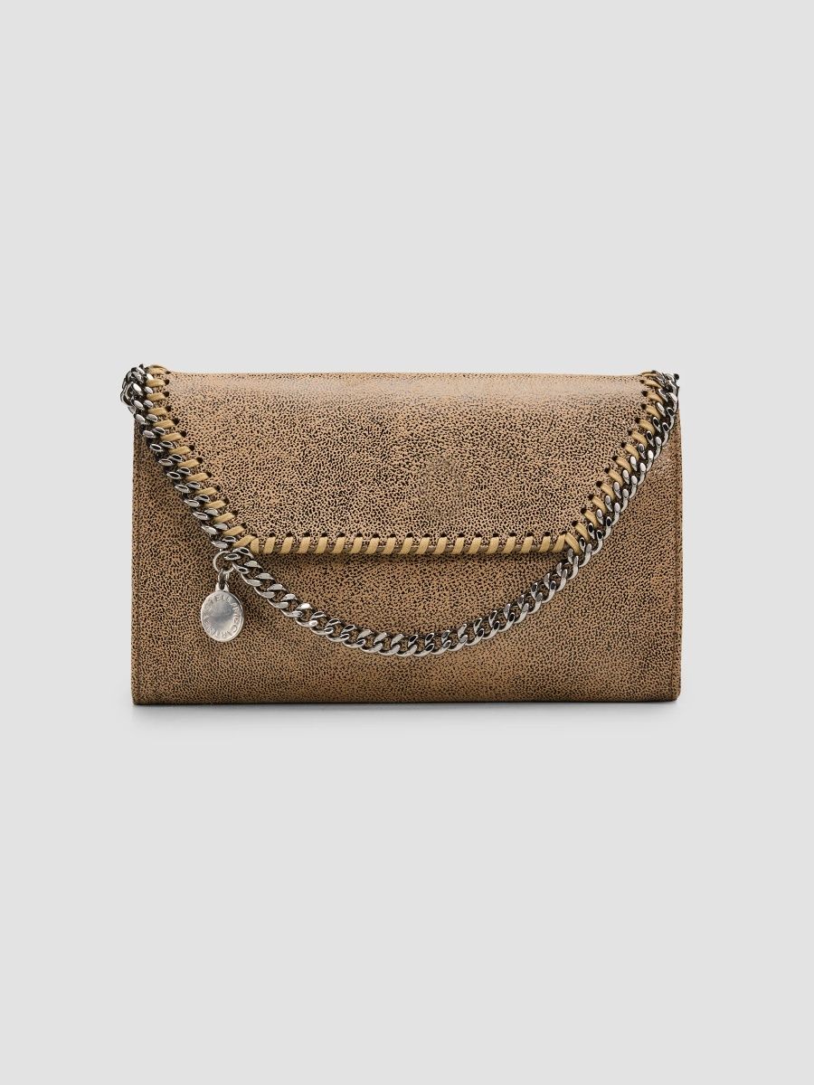 Stella McCartney Women's Falabella Wallet-on-Chain - Taupe