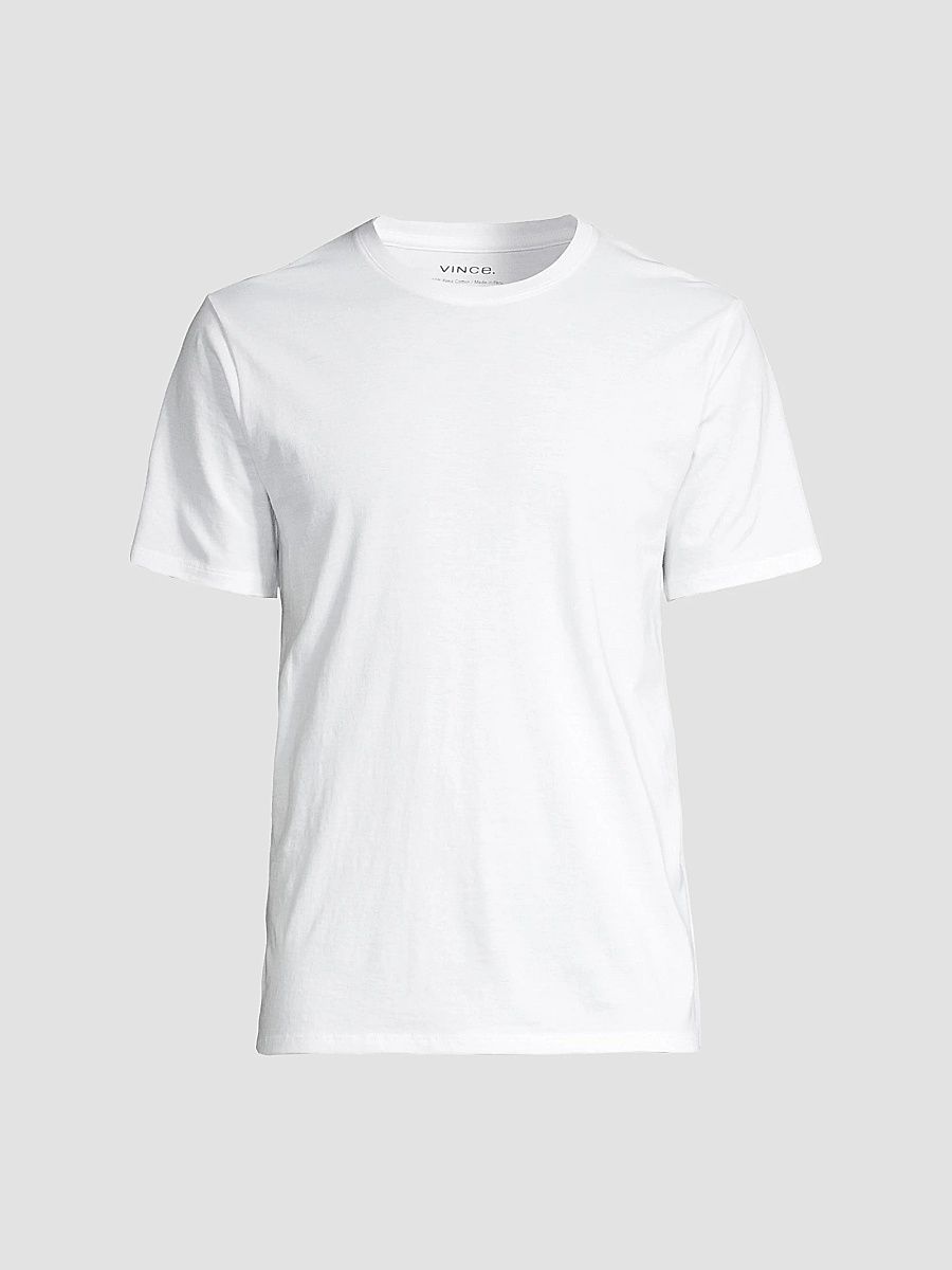 Vince Men's Crewneck Short-Sleeve T-Shirt - Optic White - Size XXL