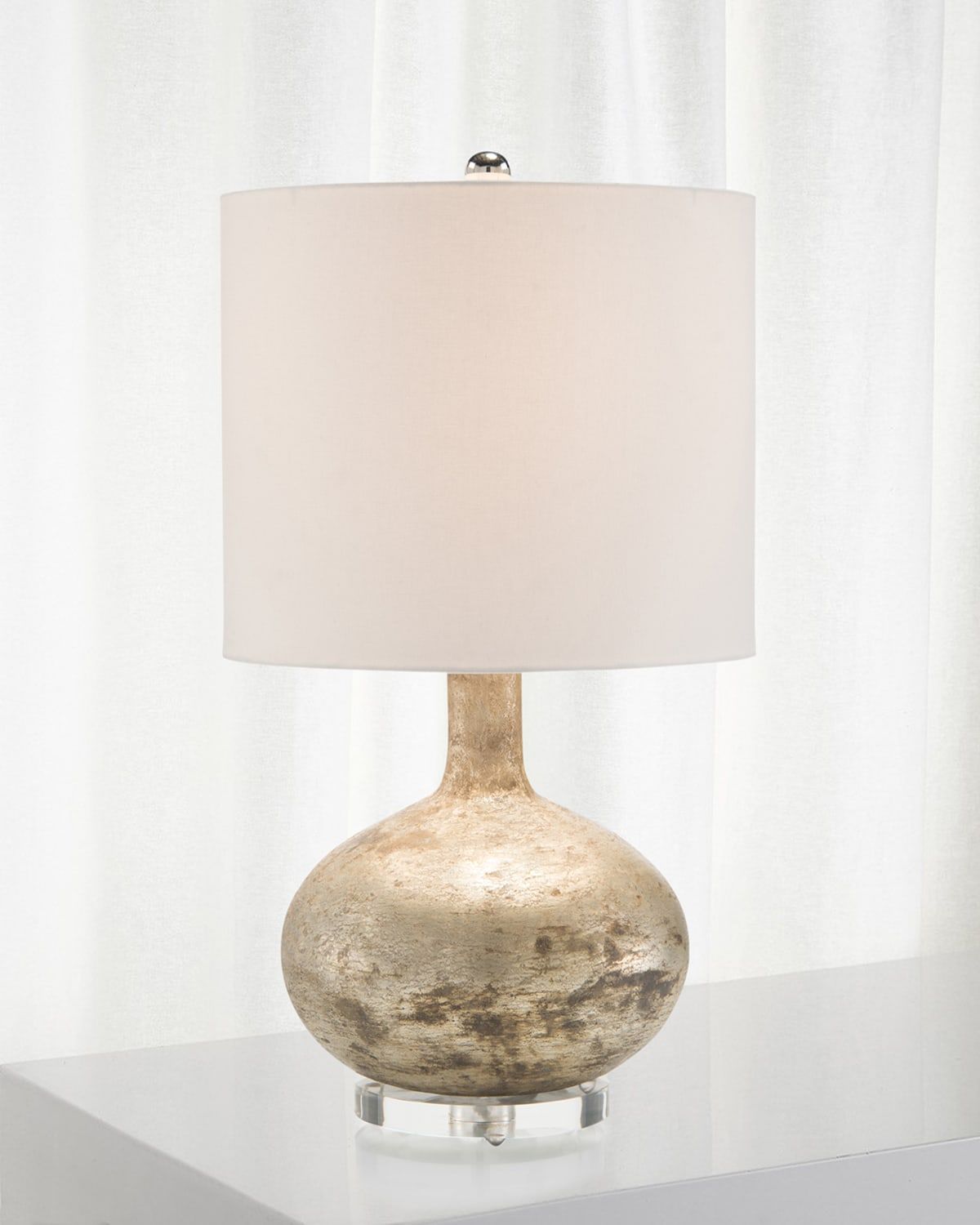Glass Textured Table Lamp