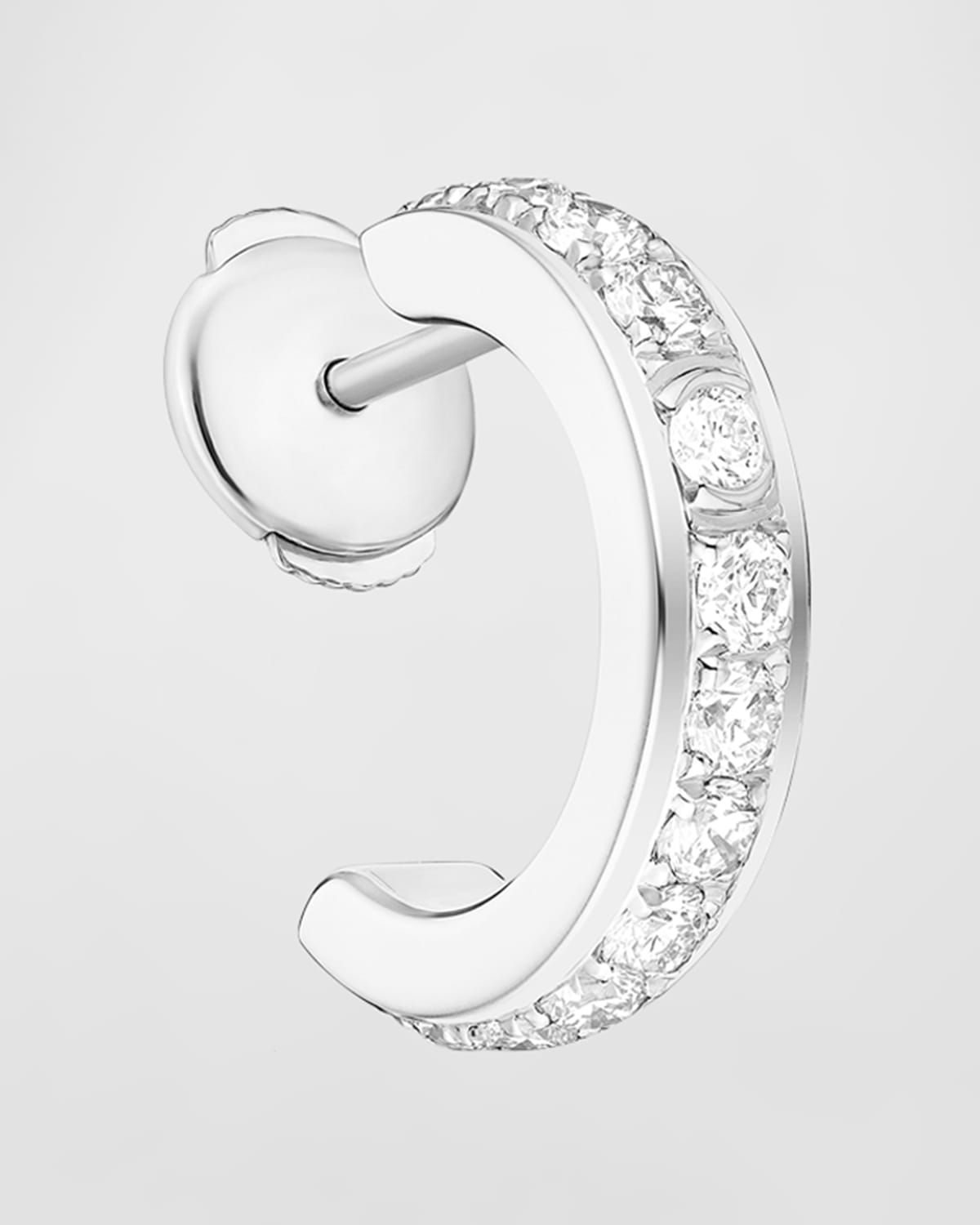 Possession 18K White Gold Diamond Single Earring