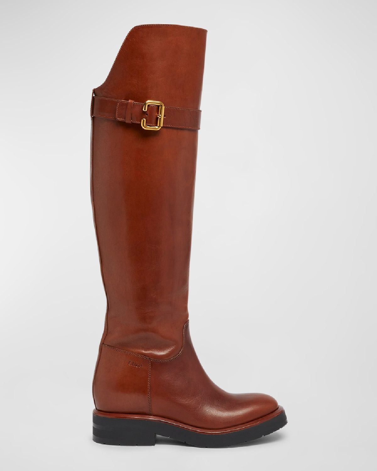 Coddington Leather Over-The-Knee Riding Boots