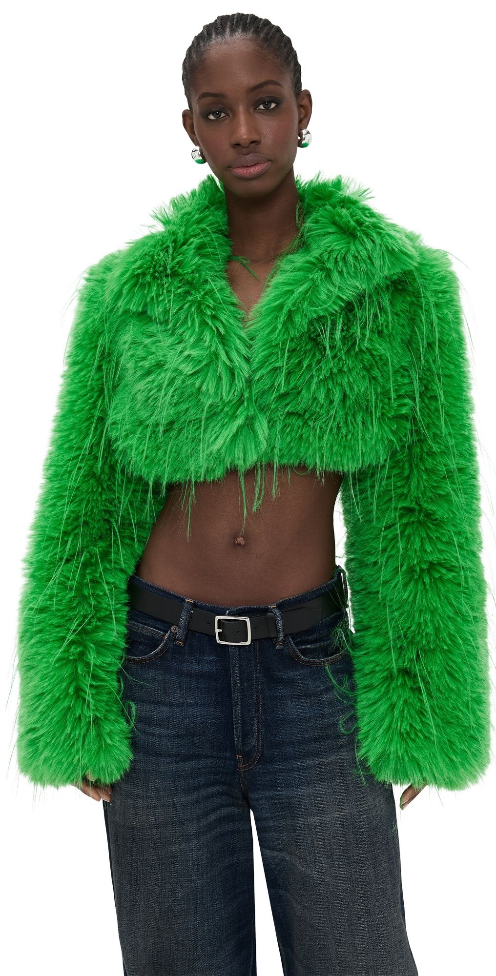 Cultnaked Mini Purrr Coat Green M/L