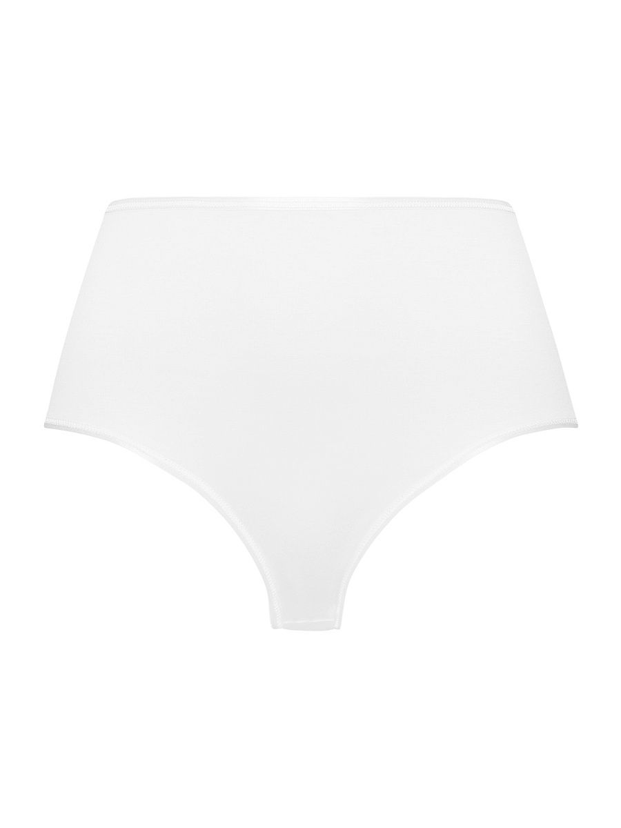 Women's Cotton Seamless Full Brief - White - Size Medium