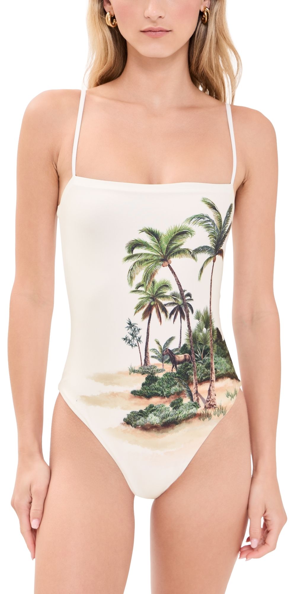 Agua by Agua Bendita Durazno Arena One Piece Multicolor XL