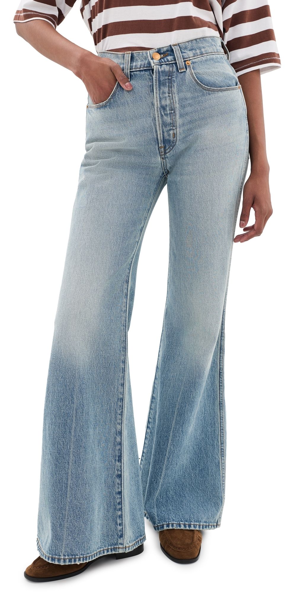 Jamie Haller The Elephant Bell Jeans Beach Indigo 32