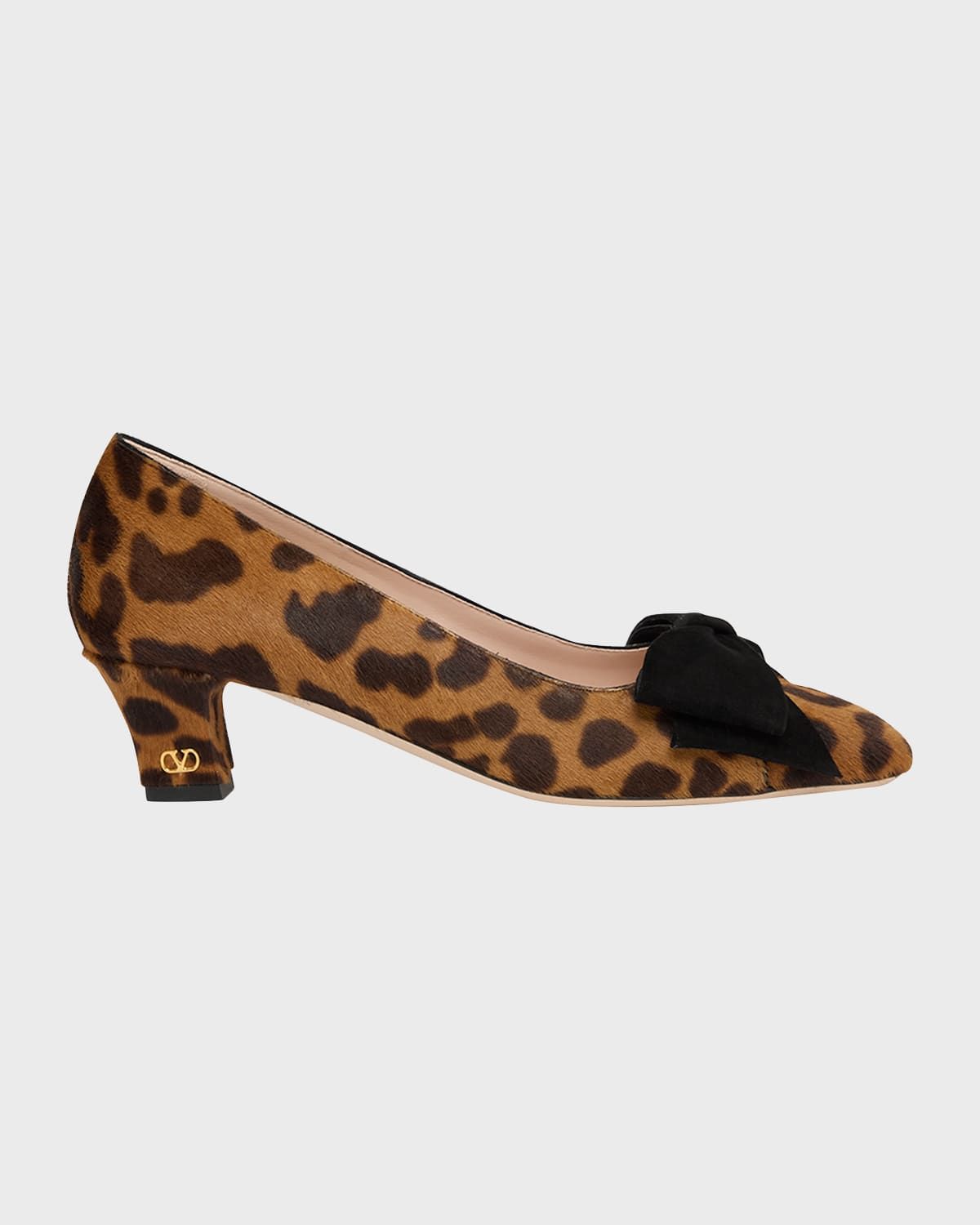 Bowow Leopard Calf Hair Pumps