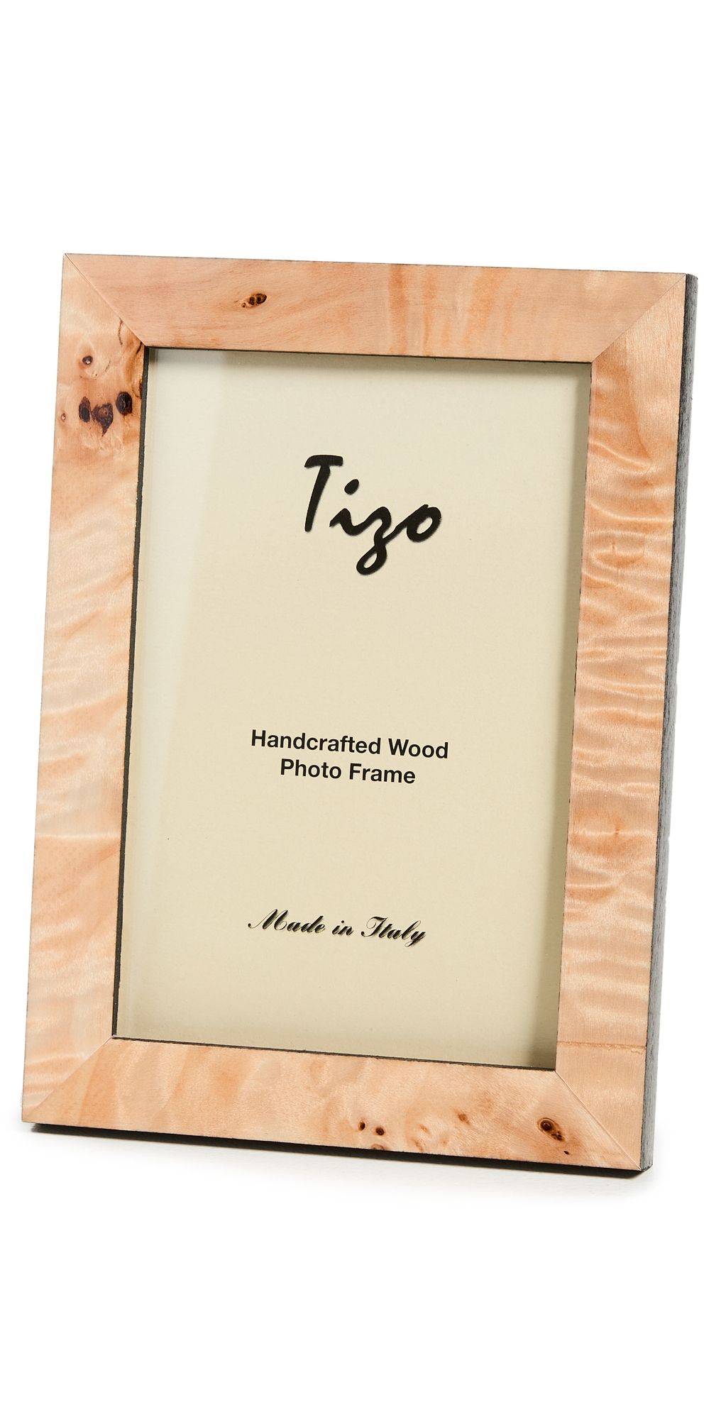 Tizo Design Wood Frame 4x6 Natural Burl One Size