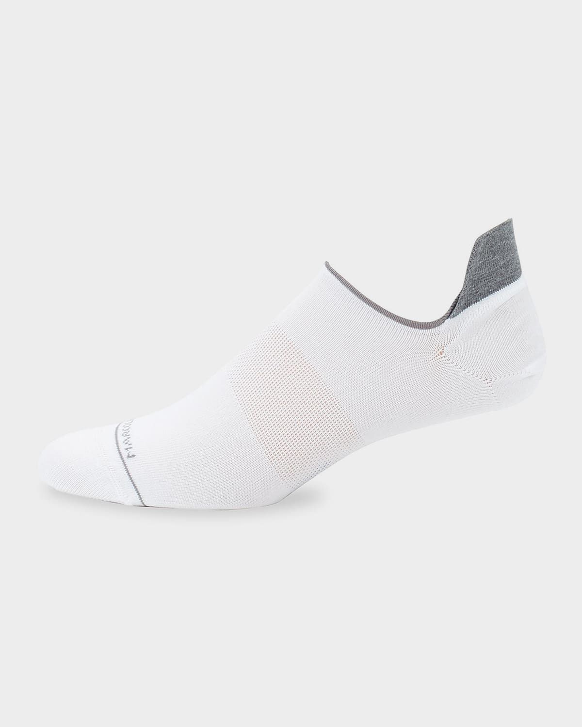 Men & apos;s Cotton Solid Invisible Touch No-Show Socks