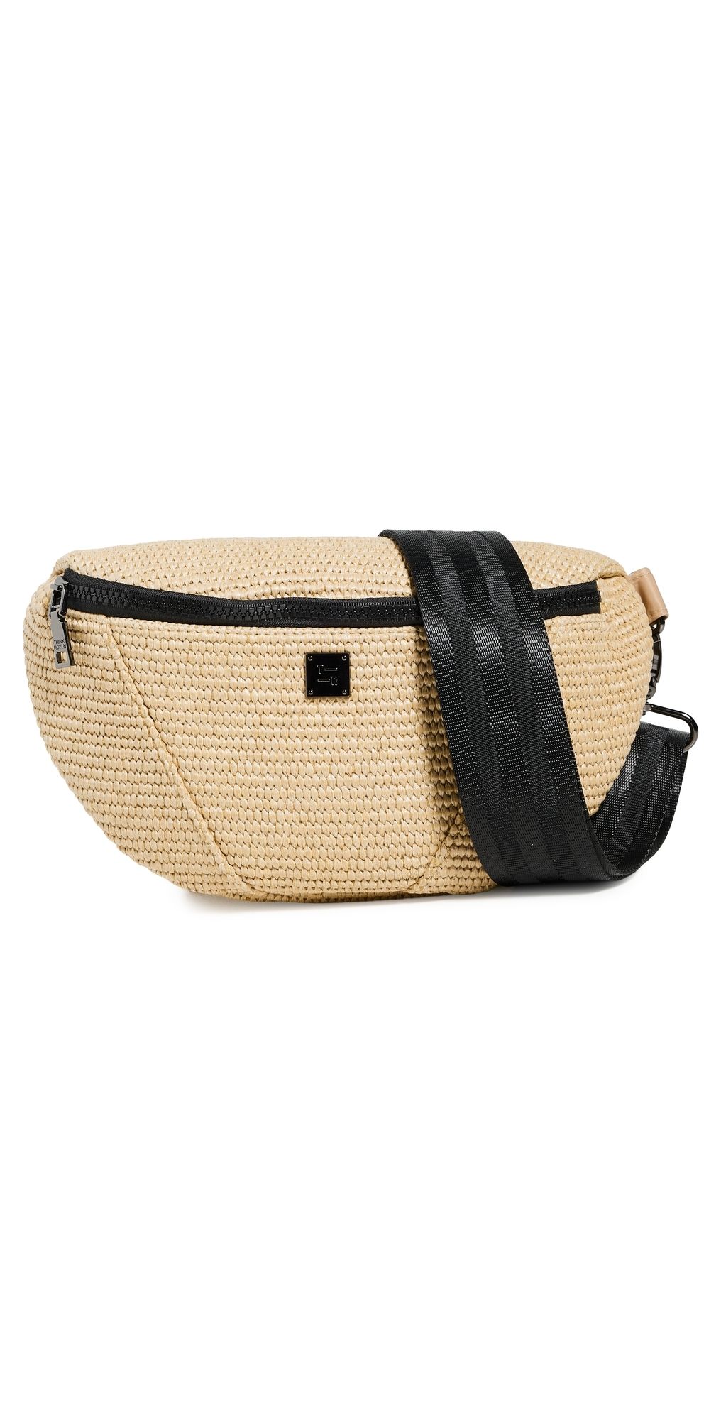 Think Royln Little Runaway Belt Bag Dune Raffia One Size