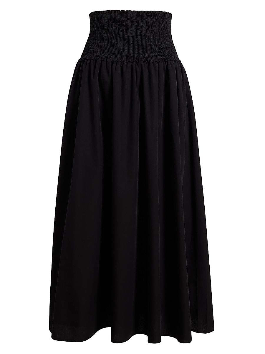 Women's The Delphine Nap Skirt - Black - Size XXL