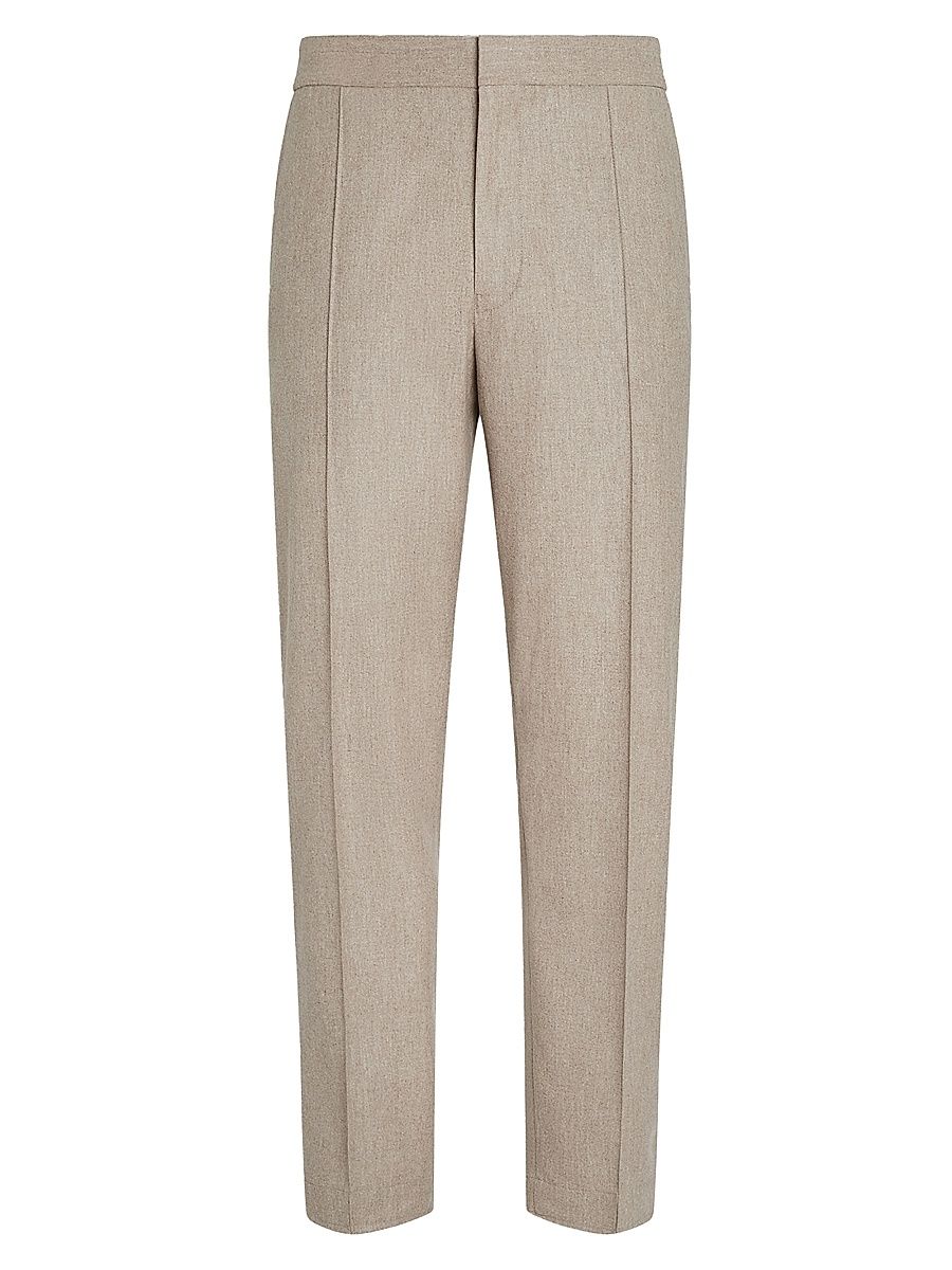 Men's 15milmil15 Wool Silk and Cashmere Pants - Dark Grey - Size 44