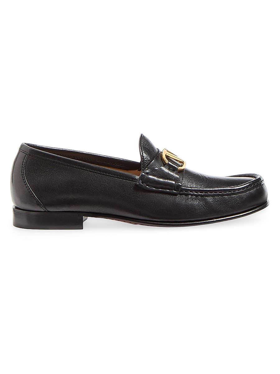 Women's VLogo Signature Buffalo Loafers 20MM - Black - Size 10.5