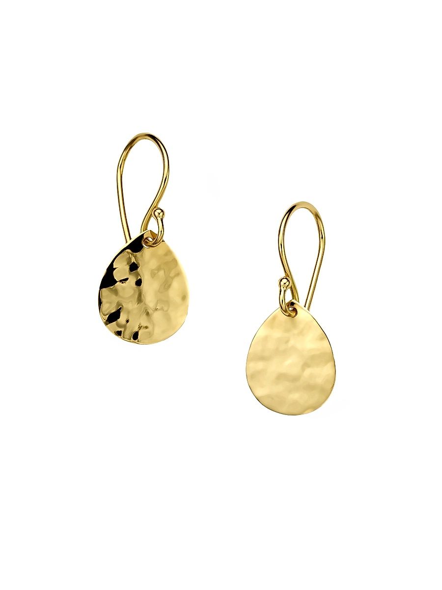Women's Classico 18K Yellow Gold Small Teardrop Earrings - Yellow Gold