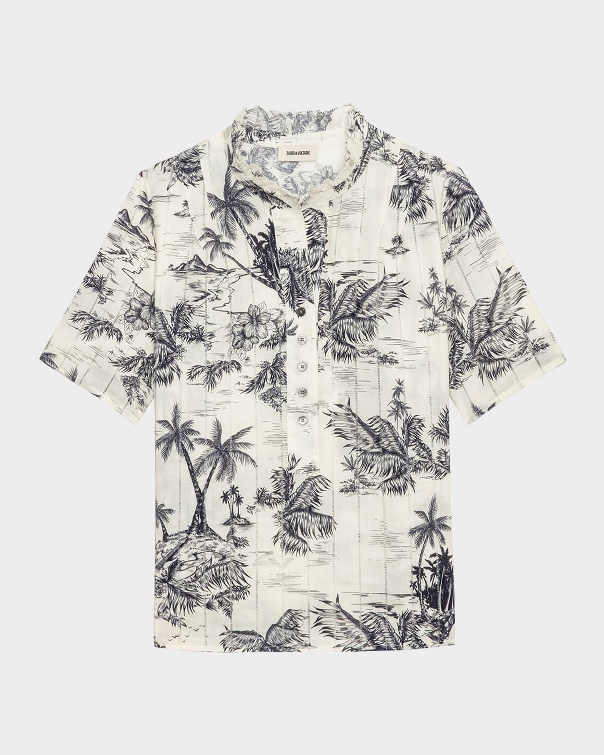 Topher Tropical Island Blouse