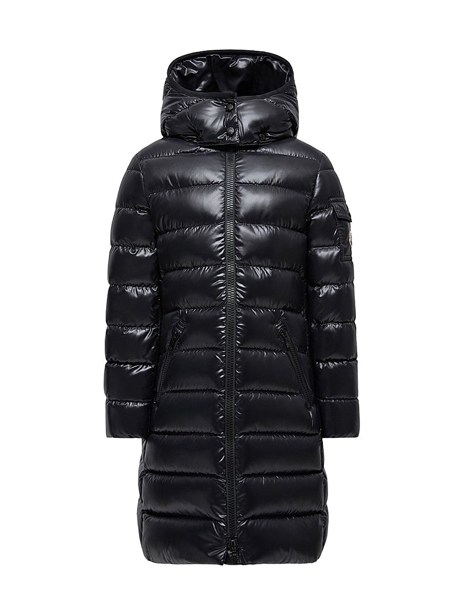 Little Girl's & Girl's Moka Long Down Coat - Black - Size 12