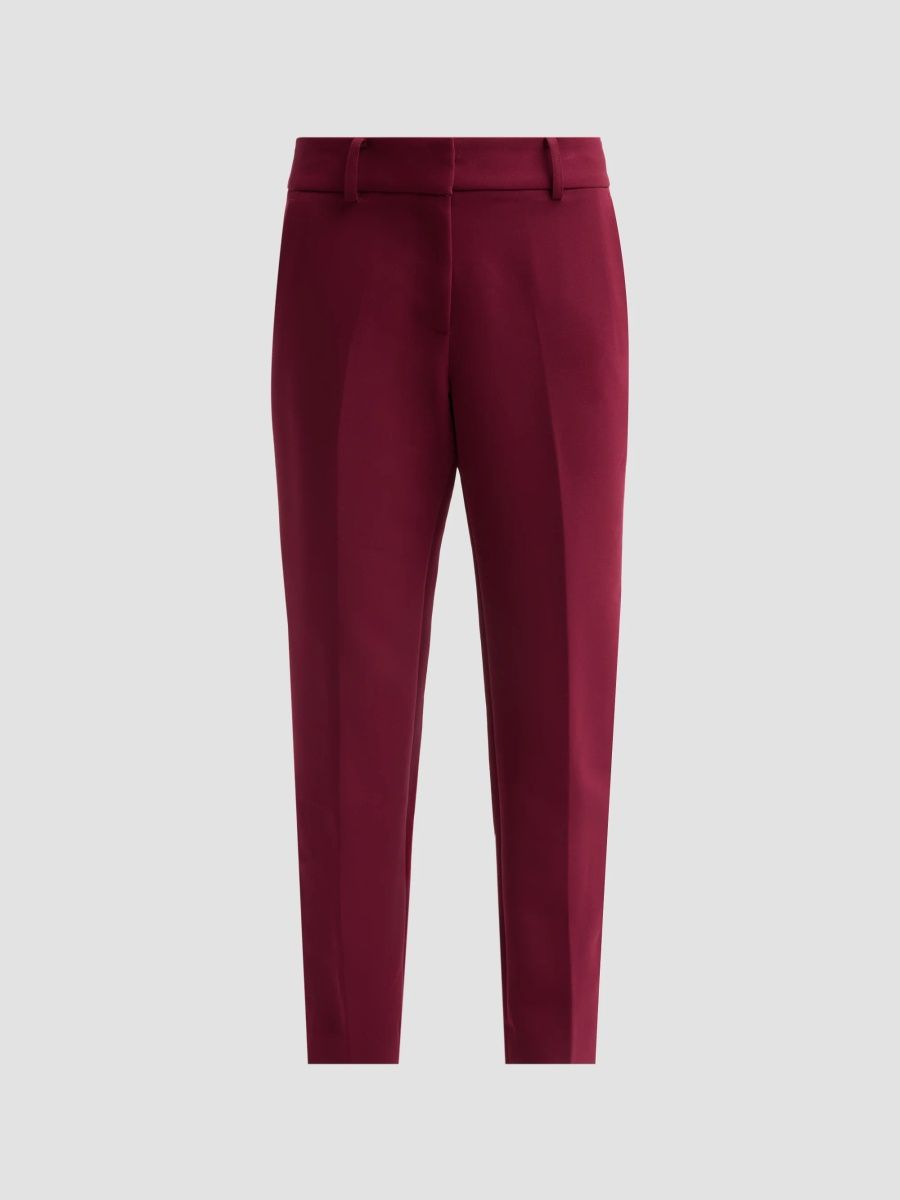 Milly Women's Nicola Cady Crop Pants - Burgundy - Size 12