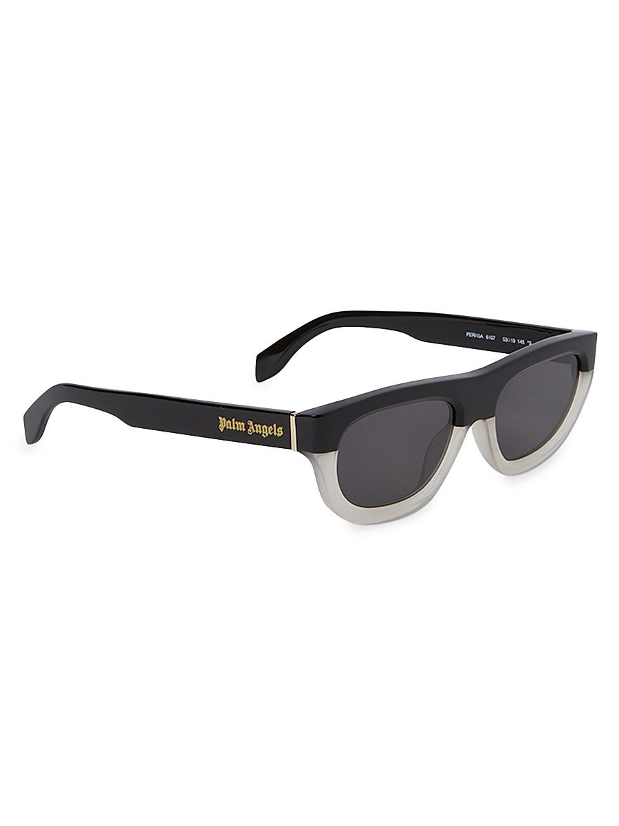 Women's Imperial 53MM Oval Two-Tone Sunglasses - Black