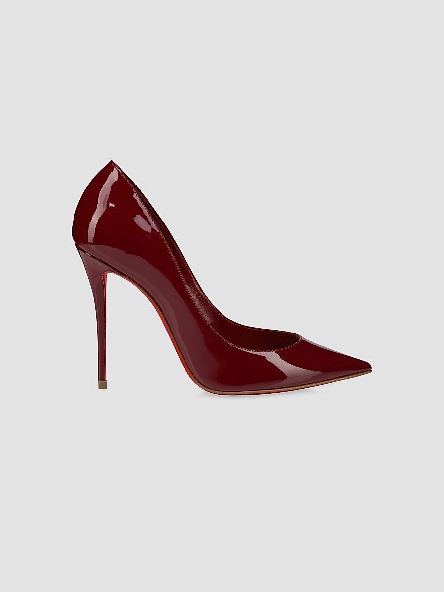 Christian Louboutin Women's La Pigalle 100MM Patent Leather Pumps - Empire - Size 5.5