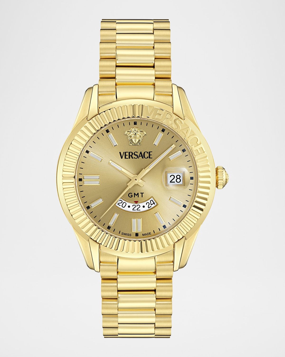 Men & apos;s Apodis 41mm IP Yellow Gold Bracelet Watch