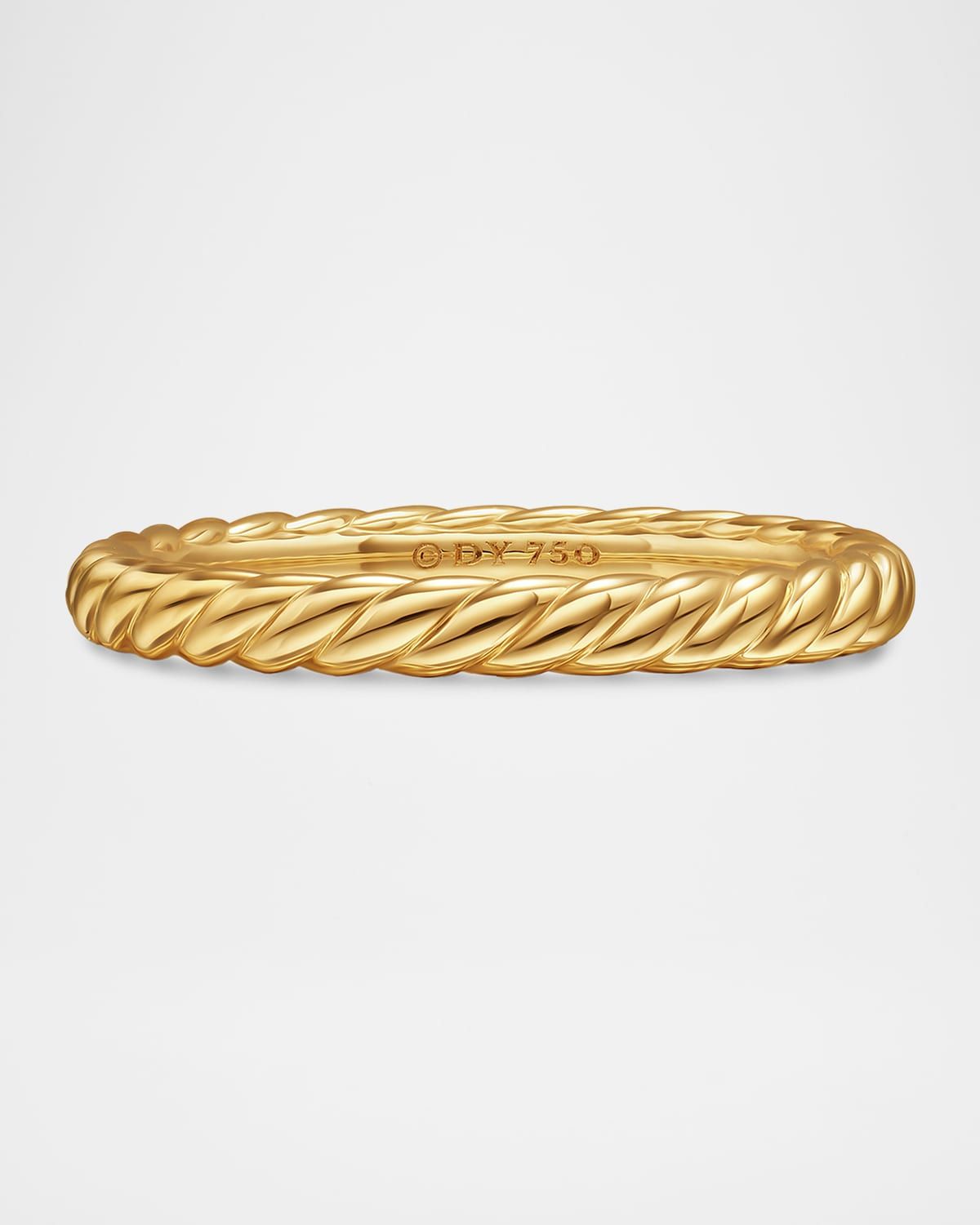 DY Unity Cable Ring in 18K Gold