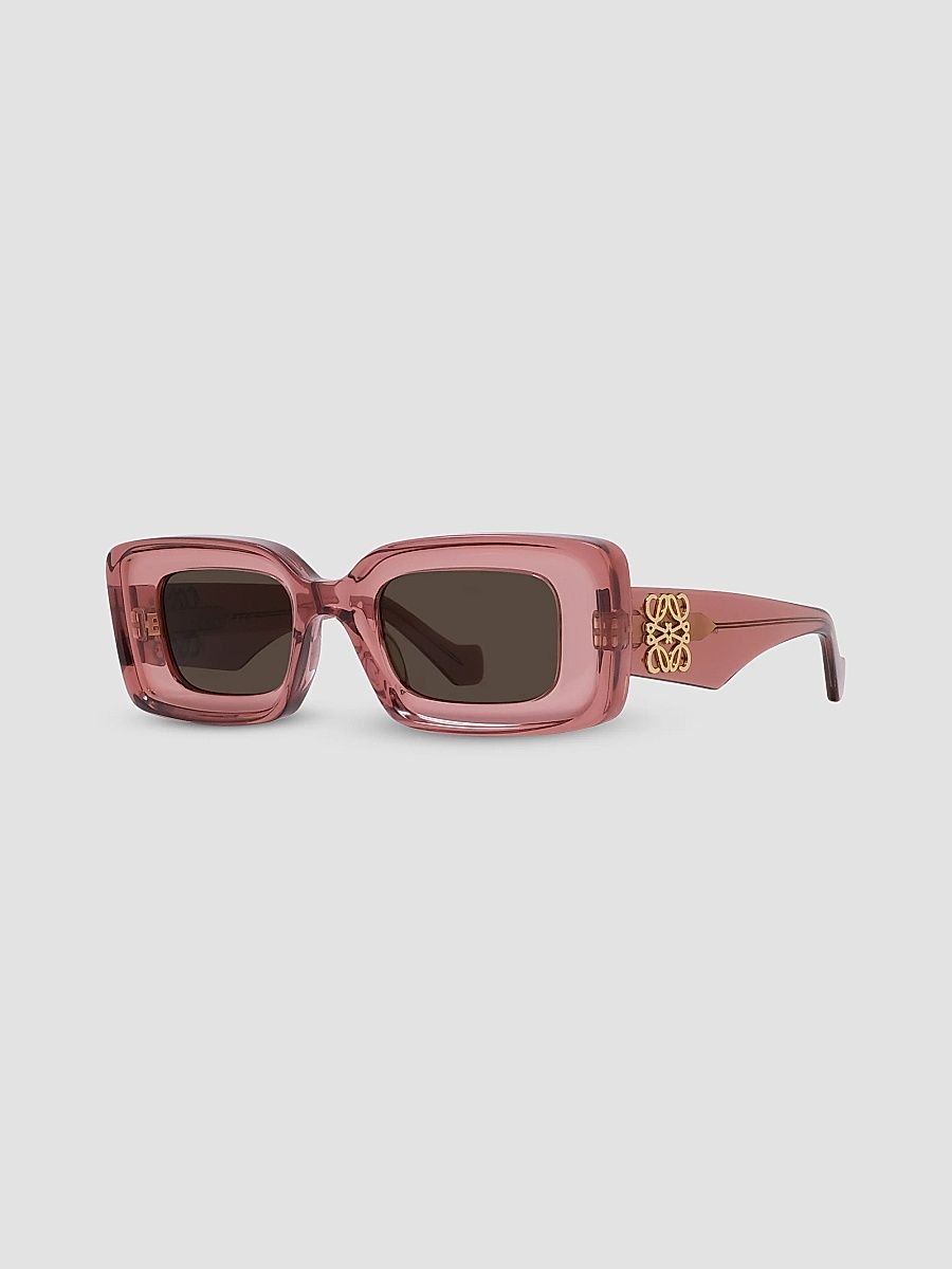 Women's Anagram 46MM Geometric Sunglasses - Pink Brown
