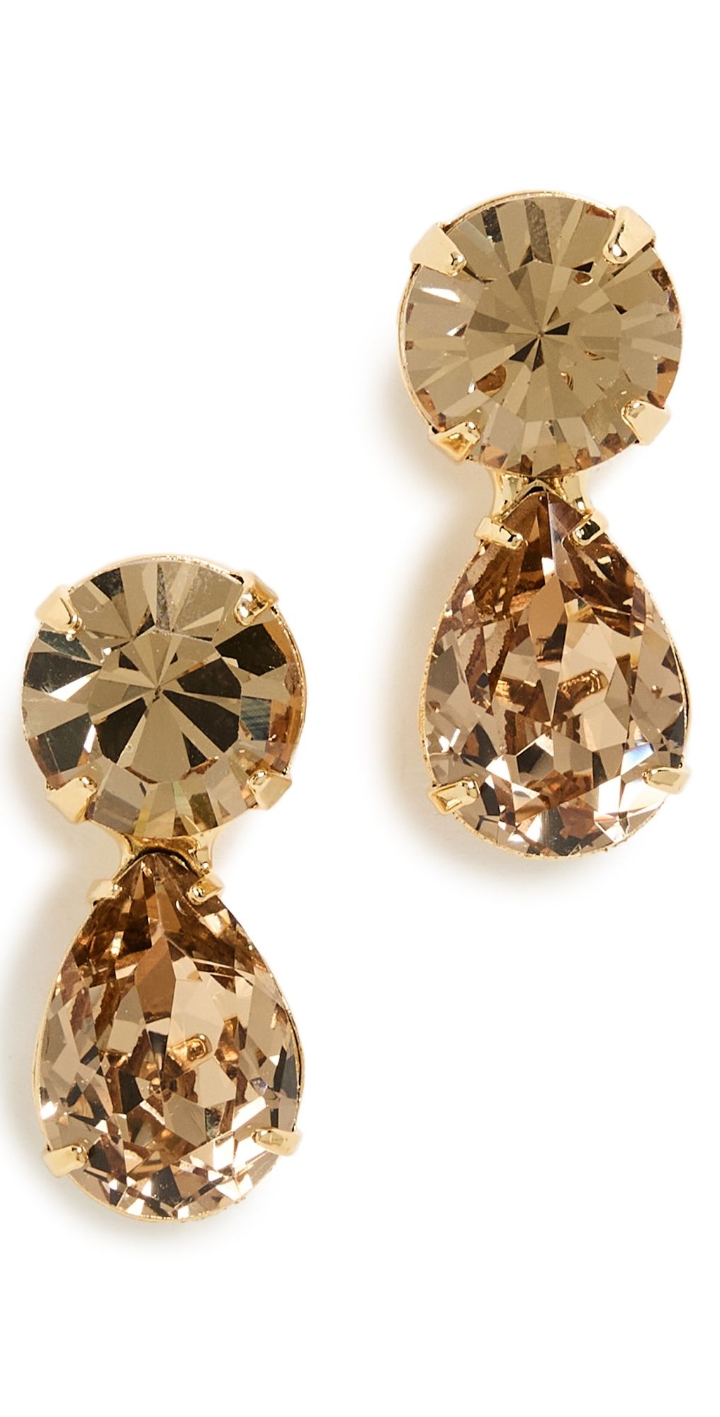 Jennifer Behr Pamina Earrings Golden One Size