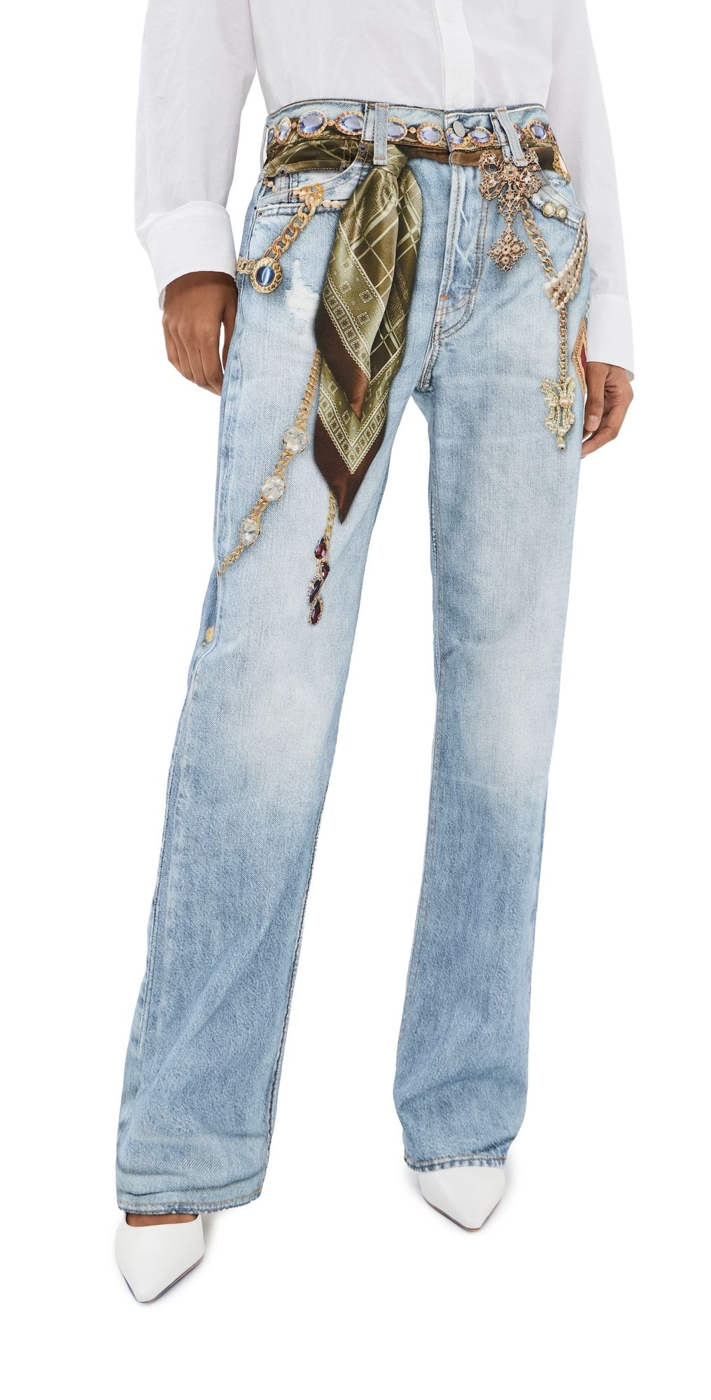 Acne Studios Denim Trousers Light Blue L