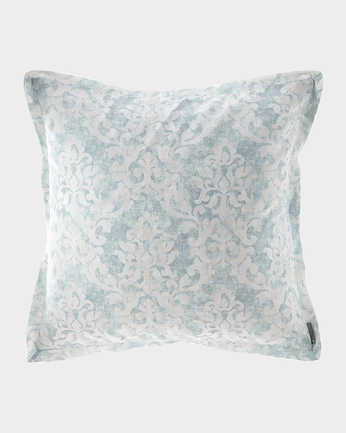 Milan Euro Pillow Spa Faded Damask Venetian Linen 26 x 26