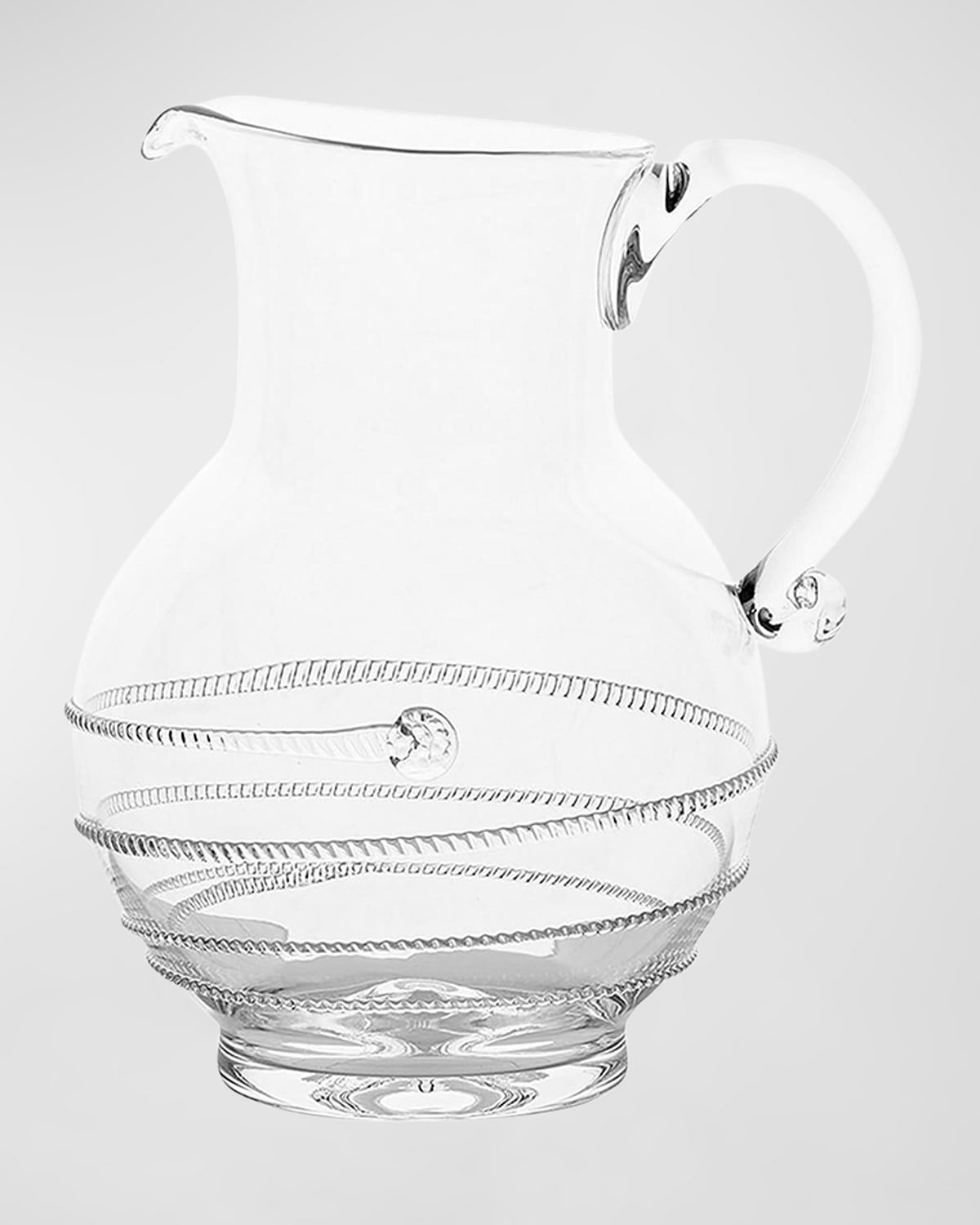 Amalia Glass Round Pitcher