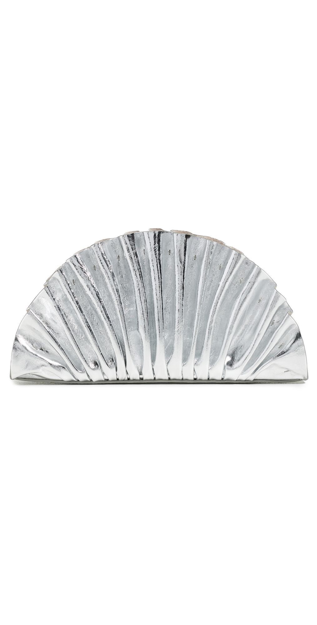 Cult Gaia Nala Mini Clutch Silver One Size