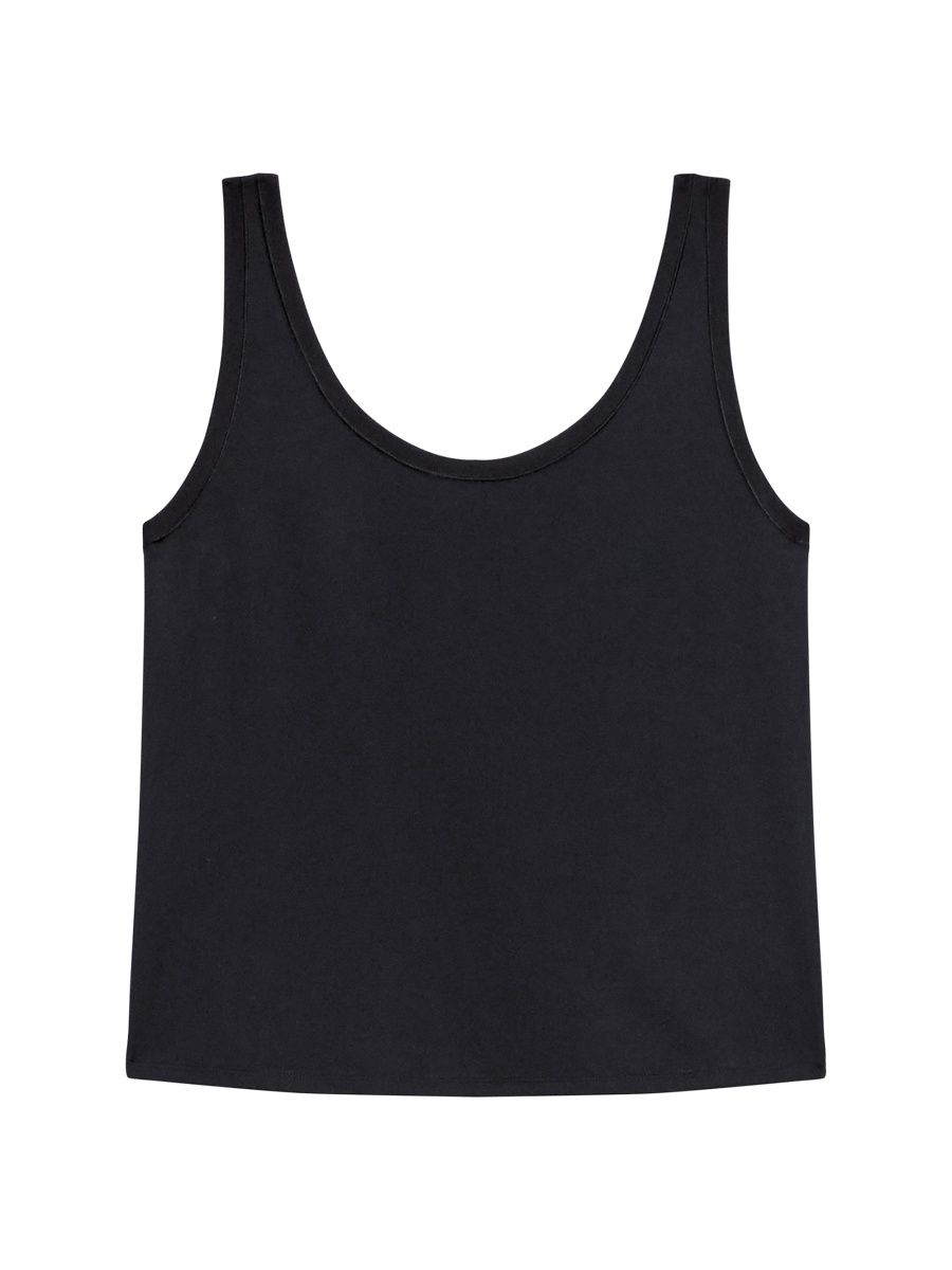 Theory Women's Scoopneck Slim Tank - Black - Size XS