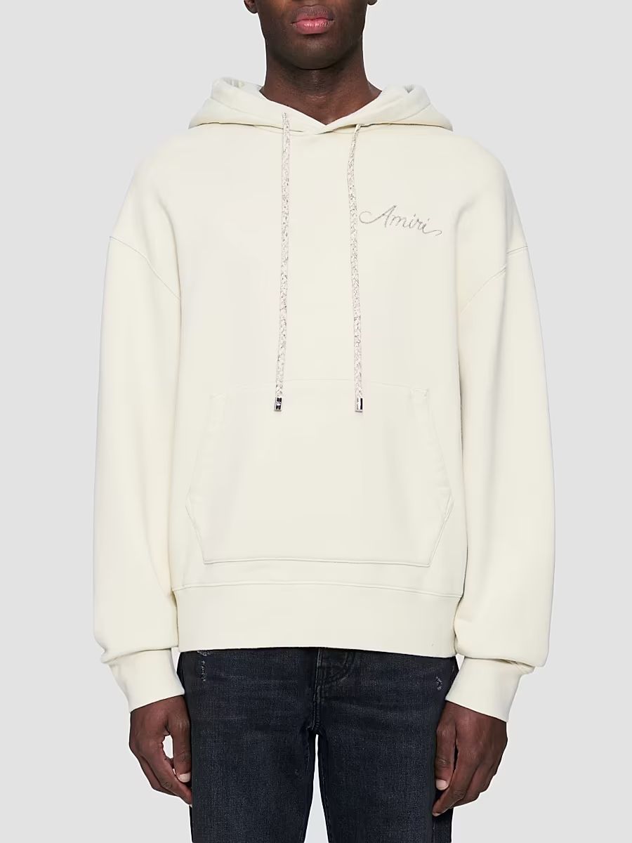 Men's MA Check Patch Hoodie - Alabaster - Size XXXL