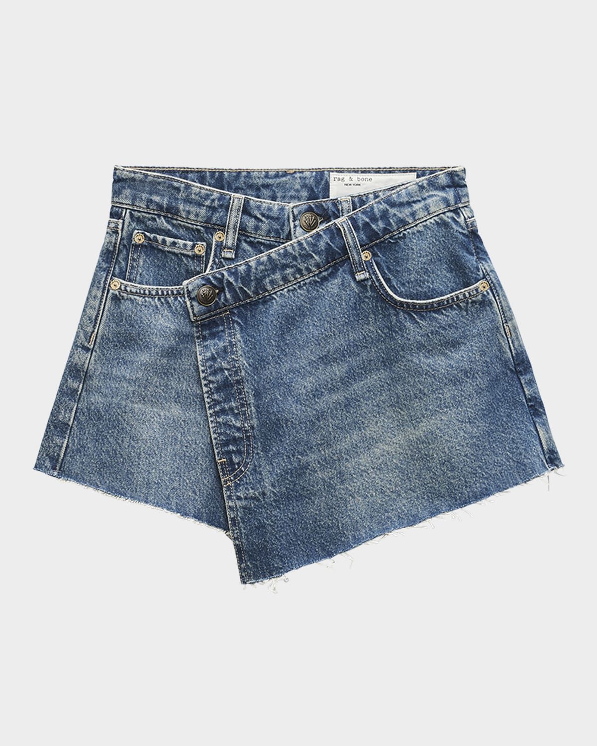 Belina Crossover Denim Skort