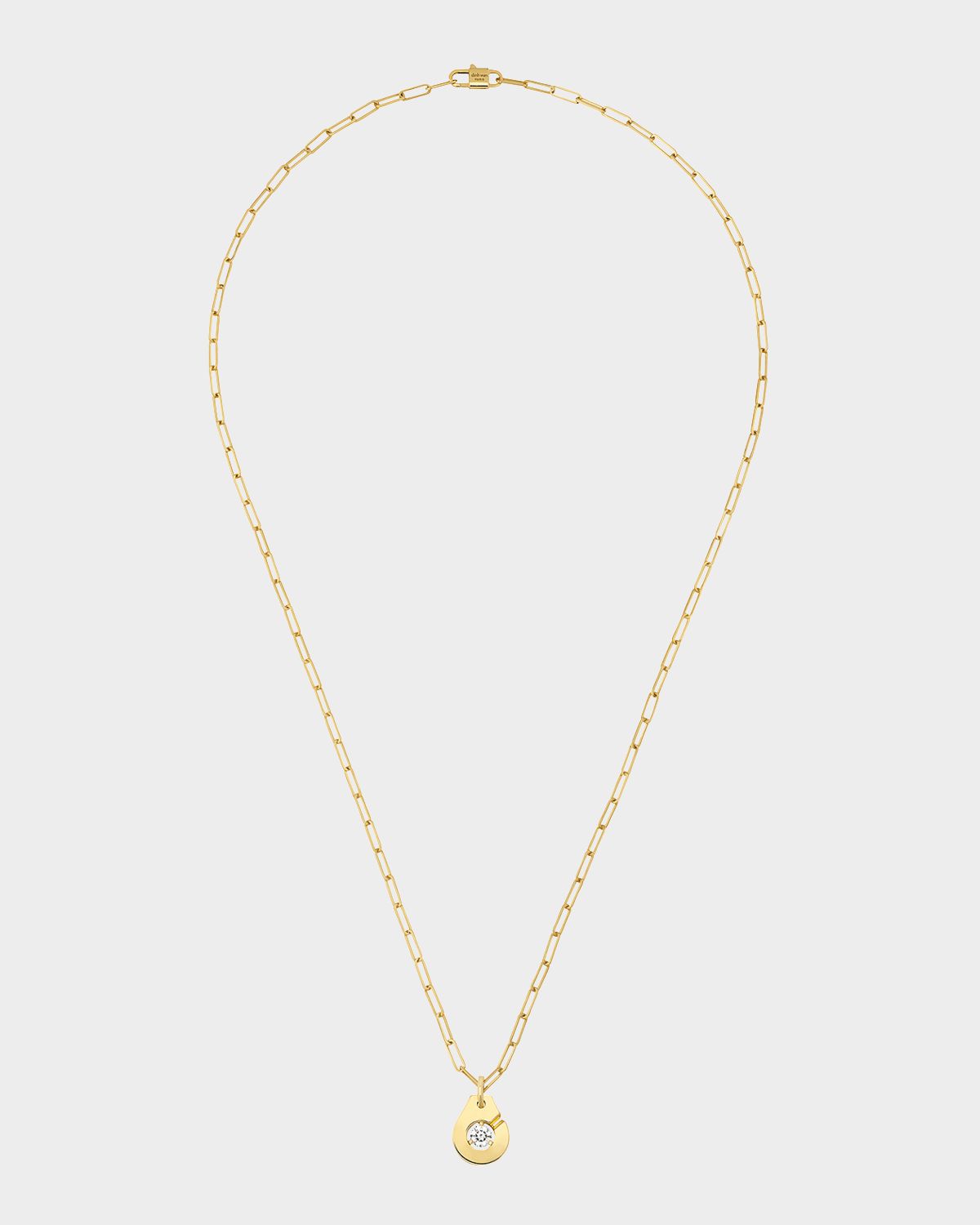 Yellow Gold R10 Menot Diamond Pendant Necklace