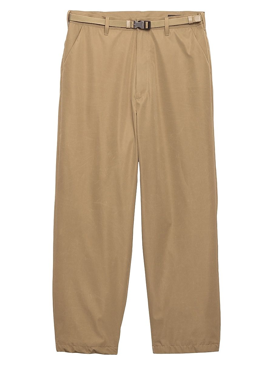 Men's Technical Fabric Pants - Beige Khaki - Size 36