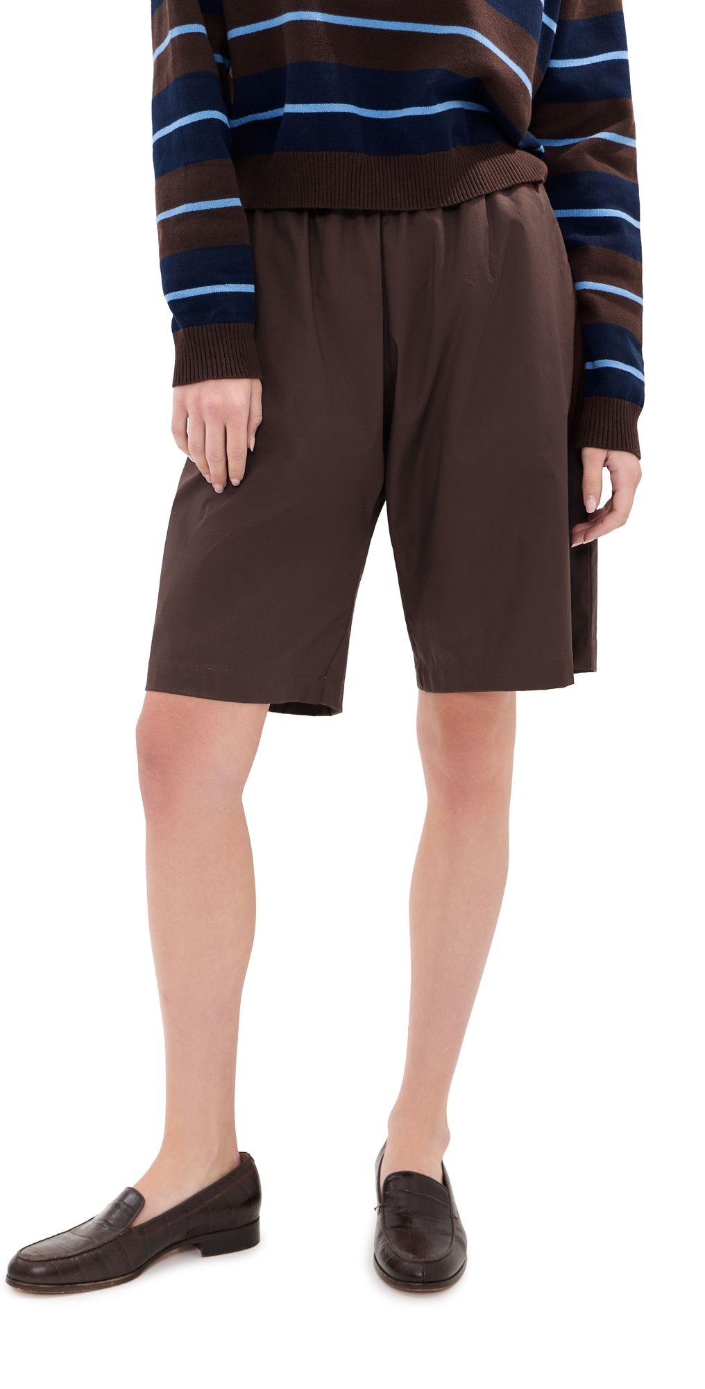 LE BOP Frances Bermuda Shorts Red M