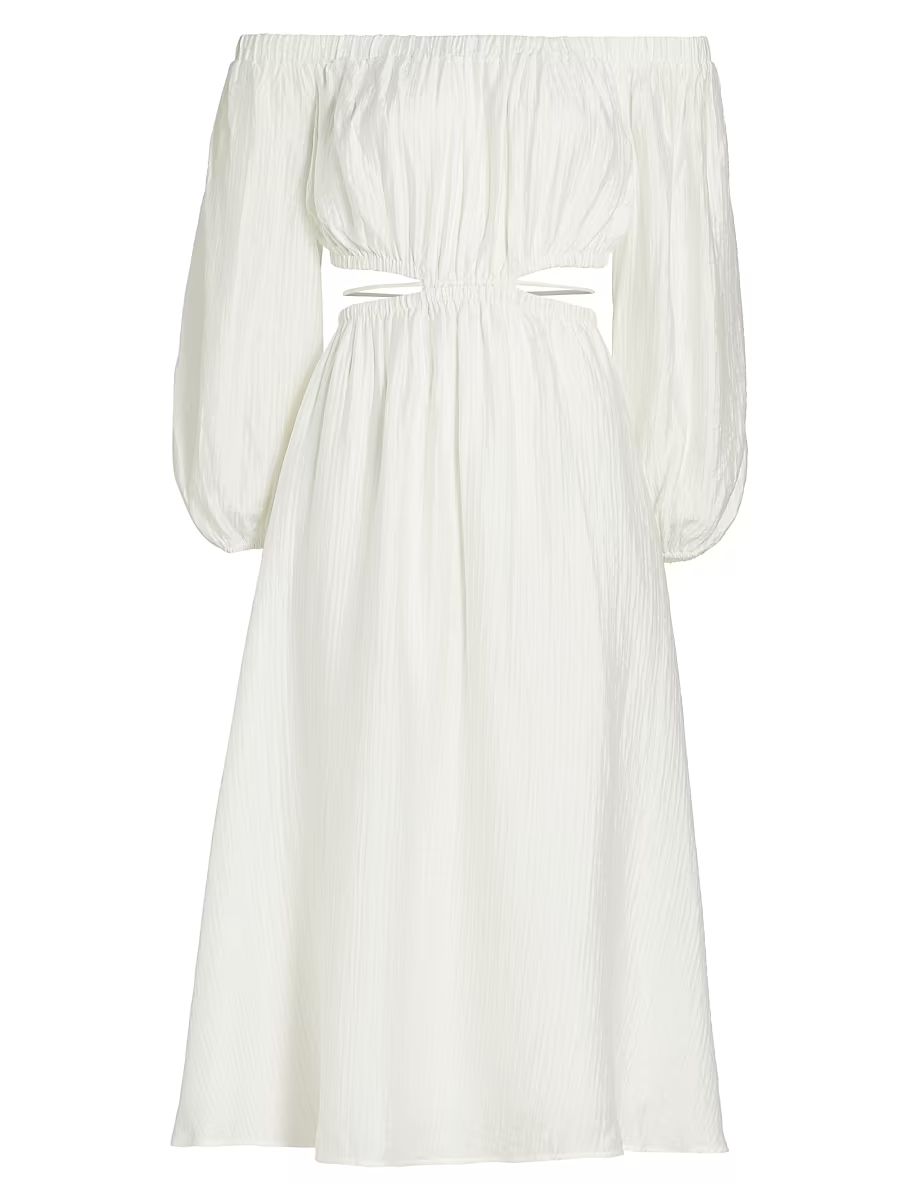 Women's Cassian Cut-out Maxi Dress - White - Size Small