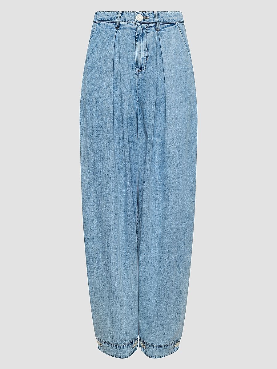 Women's Elias High-Rise Convertible Wide-Leg Jeans - Oxnard - Size 32