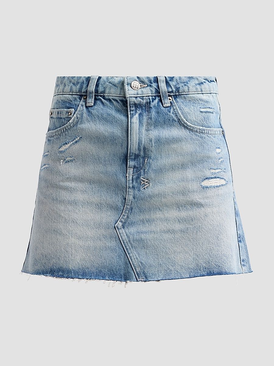 Women's Manhattan Denim Mini Skirt - Denim - Size 24